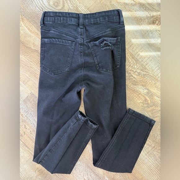 High Rise Crop Ripped Jeans - Picture 3 of 4